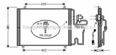 AVA QUALITY COOLING rt5219d -  Конденсатор, кондиционер